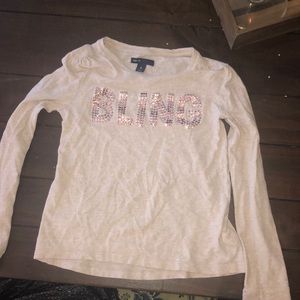 Gap kids girl BLING sequin top